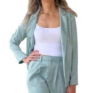 Women's Mint Green Blazer